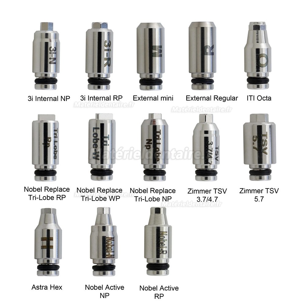 Kit complet d'extraction implants et vis implantaires MCT FSRK-02 - Extracteur de guide de forage Kit complet d'extraction implants et vis implantaires MCT FSRK-02 - Extracteur de guide de forage